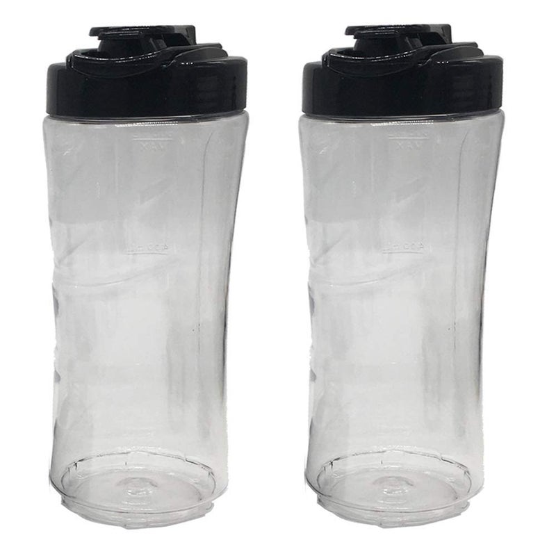 joystar 2pcs Replacement 20 oz bright Sport Bottle cup with lid for Oster MyBlend blender BLSTPB models and BLSTP2 models blender - Image 4
